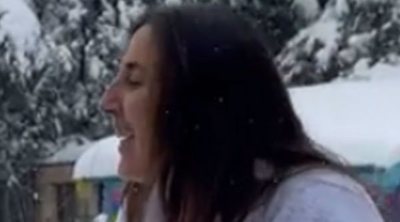 El divertido intento de Paz Padilla de imitar a Cristina Pedroche en la gran nevada de Madrid