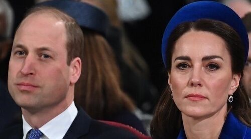 Carlos y Camilla y el Príncipe Guillermo y Kate Middleton cubren la ausencia de la Reina Isabel en el Día de la Commonwealth