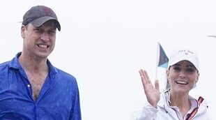 El Príncipe Guillermo y Kate Middleton protagonizan una regata de vela pasados por agua en las Bahamas