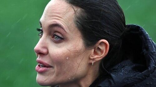 Angelina Jolie, evacuada por una alerta por bombardeo durante su visita a una estación de tren de Ucrania