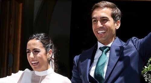 Lorenzo Díaz, hijo de Concha García Campoy, se casa con Paloma de la Hoz en una boda con homenaje a su madre