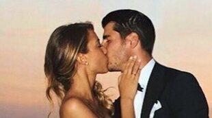 Álvaro Morata y Alice Campello renuevan sus votos en su quinto aniversario con una boda por todo lo alto