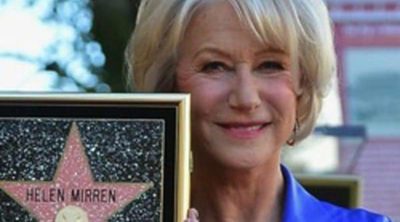 Helen Mirren recibe su estrella en el Paseo de la Fama de Hollywood