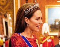La primera recepción al Cuerpo Diplomático del reinado de Carlos III: el esplendor de Kate Middleton y 'contraprogramación'