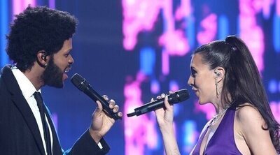 'Tu cara me suena': Andrea Guasch y Famous se vuelven virales en Estados Unidos imitando a Ariana Grande y The Weeknd