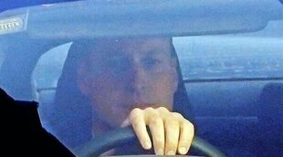 Primeras imágenes del Príncipe Guillermo con gesto preocupado acudiendo a ver a Kate Middleton al hospital tras su operación