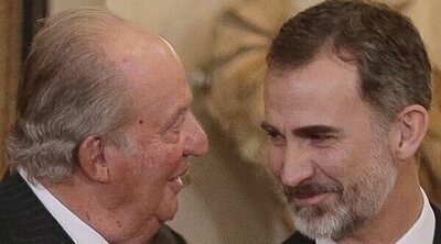 El cariñoso gesto del Rey Felipe VI y el Rey Juan Carlos en Windsor que marca su reconciliación pública