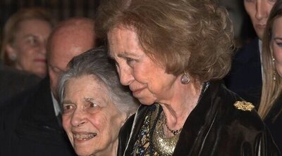 La Reina Sofía acude al concierto benéfico en Mallorca junto a su hermana, la Princesa Irene de Grecia