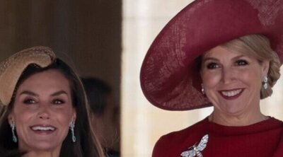 La Reina Letizia y Máxima de Holanda, todo complicidad en una bienvenida por la Visita de Estado a Países Bajos con sorpresa