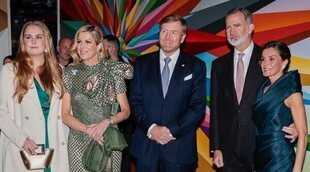 El gesto de Felipe con Letizia acapara la atención en su último acto en Holanda