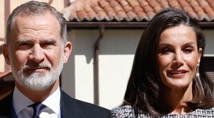 El orgullo y felicidad de los Reyes Felipe y Letizia al entregar el Premio Cervantes 2023 al escritor leonés Luis Mateo Díez