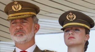 La Princesa Leonor se estrena como Alférez acompañando a Felipe VI a Lleida en el primer acto oficial de padre e hija juntos