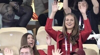 La Princesa Leonor y la Infanta Sofía se dejan la piel animando a Rafa Nadal y Carlos Alcaraz