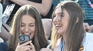 Los momentos más divertidos de la Princesa Leonor y la Infanta Sofía en París 2024: selfies, risas y un detalle con el móvil