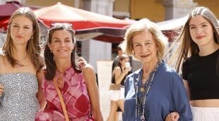 La Reina Letizia, la Princesa Leonor, la Infanta Sofía y la Reina Sofía disfrutan de un paseo en Mallorca