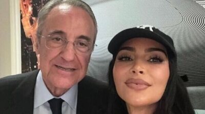 Kim Kardashian visita Madrid: partido del Real Madrid contra el Valladolid, fotos con Floretino Pérez y la Almudena