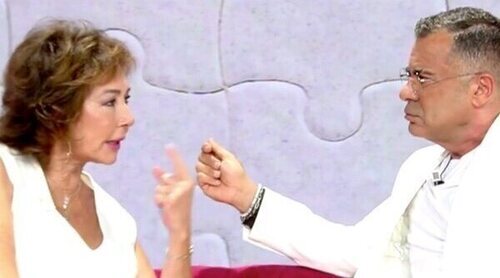 El tenso pero divertido reencuentro entre Ana Rosa y Jorge Javier: "Deja ya de hablar de Pedro Sánchez"