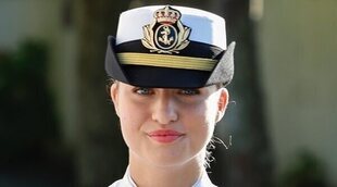 La Princesa Leonor ingresa en la Escuela Naval de Marín, Pontevedra: en solitario y con uniforme de guardiamarina