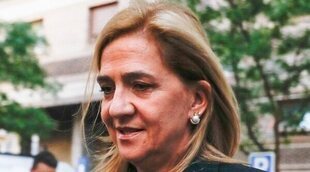 La Infanta Cristina, en un funeral en Madrid tras su accidentado viaje desde Barcelona después de su encuentro con Felipe VI