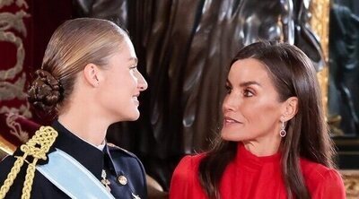 La complicidad de la Reina Letizia con la Princesa las hace protagonistas de la recepción del Día de la Hispanidad 2024