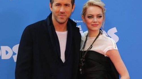 Blake Lively acompaña a Ryan Reynolds y Emma Stone en el estreno de 'Los Croods' en Nueva York