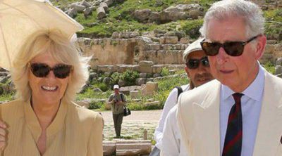 El Príncipe Carlos y Camilla Parker visitan un campamento de refugiados y las ruinas de Jerash en Jordania