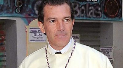 Antonio Banderas, un "hermano más" en las procesiones de la Semana Santa de Málaga 2013