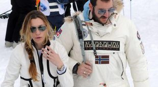 Borja Thyssen y Blanca Cuesta pasan la Semana Santa esquiando junto a sus hijos