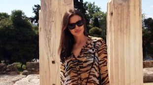 Irina Shayk, de turismo por Grecia tras cumplir con sus compromisos profesionales