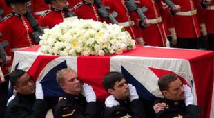 La Reina Isabel, el Duque de Edimburgo y David Cameron, entre los asistentes al funeral de Margaret Thatcher