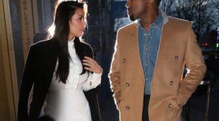 Kanye West muestra su lado protector evitando que Kim Kardashian tropiece con los tacones