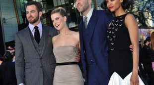 Chris Pine, Zoe Saldaña y Zachary Quinto asisten al estreno en Londres de 'Star Trek: En la oscuridad'