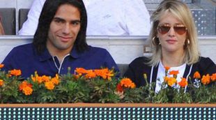 Lorelei Tarón presume de embarazo junto a Falcao en el Open Madrid 2013