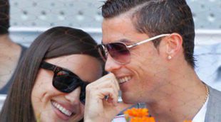 Irina Shayk y Cristiano Ronaldo, muy cariñosos en el Open Madrid 2013