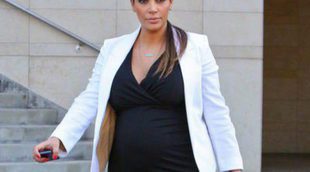 Kim Kardashian siente el peso del último tramo de su embarazo