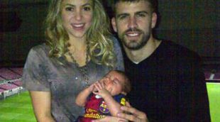 Shakira y Gerard Piqué preparan a Milan para el amistoso de la Selección Española con un regalo futbolero