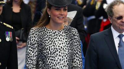 Kate Middleton amadrina un barco en su último acto en solitario antes de ser madre