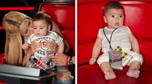 Shakira se despide de 'The Voice' posando con su hijo Milan Piqué en su silla de 'coach'