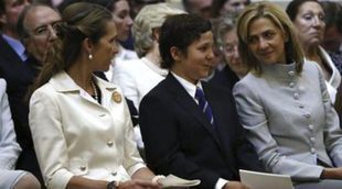 La Infanta Cristina se une a la Familia Real en la misa del centenario del nacimiento del Conde de Barcelona