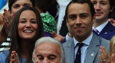 Pippa Middleton disfruta de la victoria de Federer en su estreno en Wimbledon 2013 junto a su hermano James