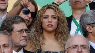 Shakira y los padres de Gerard Piqué vibran con la victoria de España en la semifinal de la Copa Confederaciones
