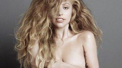 Lady Gaga posa desnuda para promocionar su próximo disco 'ARTPOP'