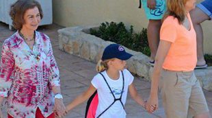 Las Infantas Elena y Cristina y sus hijos se unen a la Reina Sofía en sus vacaciones en Mallorca