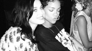 Rihanna y Katy Perry se divierten juntas en la fiesta del lanzamiento de 'Prism'