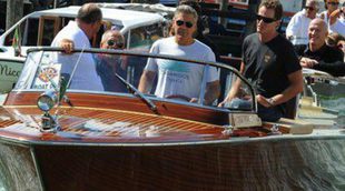 George Clooney, Sandra Bullock y Clotilde Courau desembarcan en Venecia para la Mostra 2013