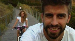 Gerard Piqué se 'burla' de Shakira en una divertida foto tras ganar una carrera en bici