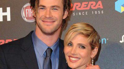 Chris Hemsworth y Elsa Pataky, dos enamorados en el estreno de 'Rush' en Roma