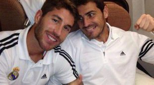 Sergio Ramos 'lesiona' a Iker Casillas tras un choque fortuito: 