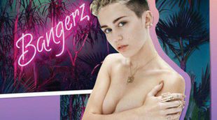 Miley Cyrus vuelve a desnudarse en la portada de 'Bangerz' mientras su 'Wrecking Ball' arrasa en las listas