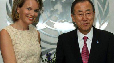 La Reina Matilde de Bélgica cambia la boda de su sobrino Félix de Luxemburgo por una visita a la ONU
